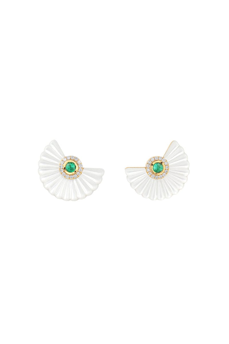 STATE PROPERTY-Alara Snowdrop Earrings-YELLOW GOLD