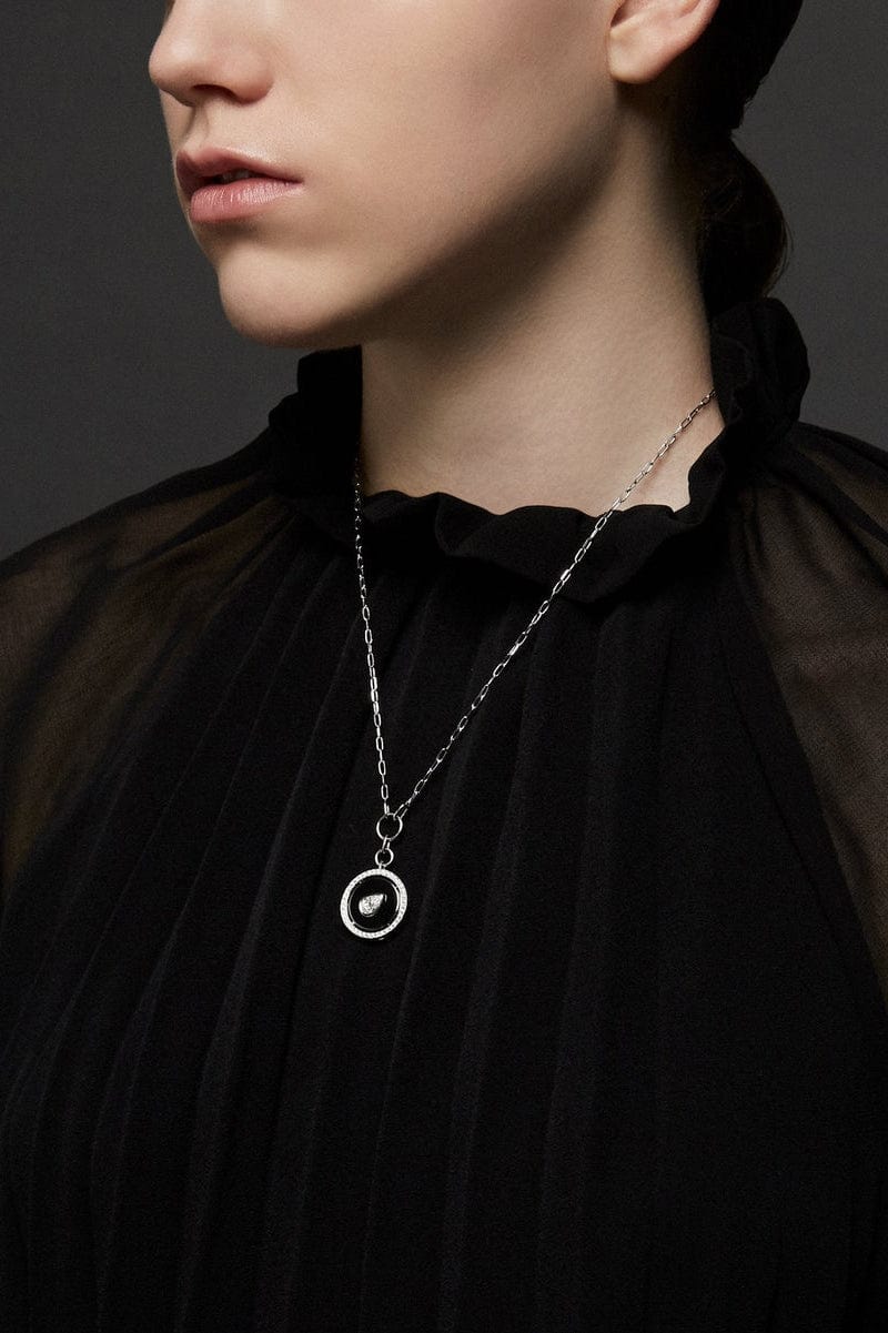 STATE PROPERTY-Aebi Jet Black Necklace-YELLOW GOLD