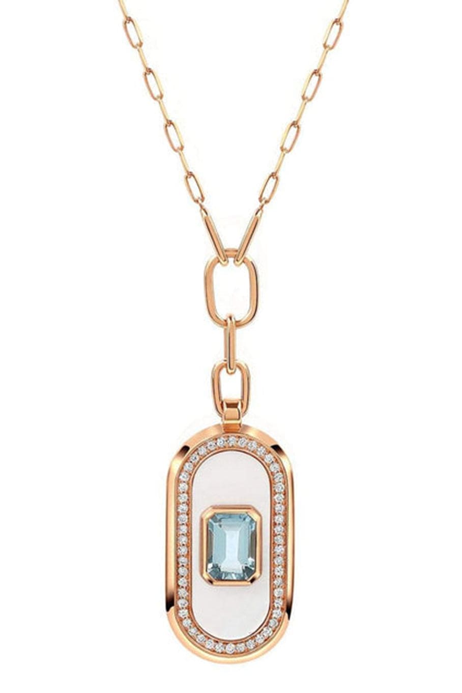 Battuta Seafarer Aquamarine Necklace | STATE PROPERTY – Marissa Collections