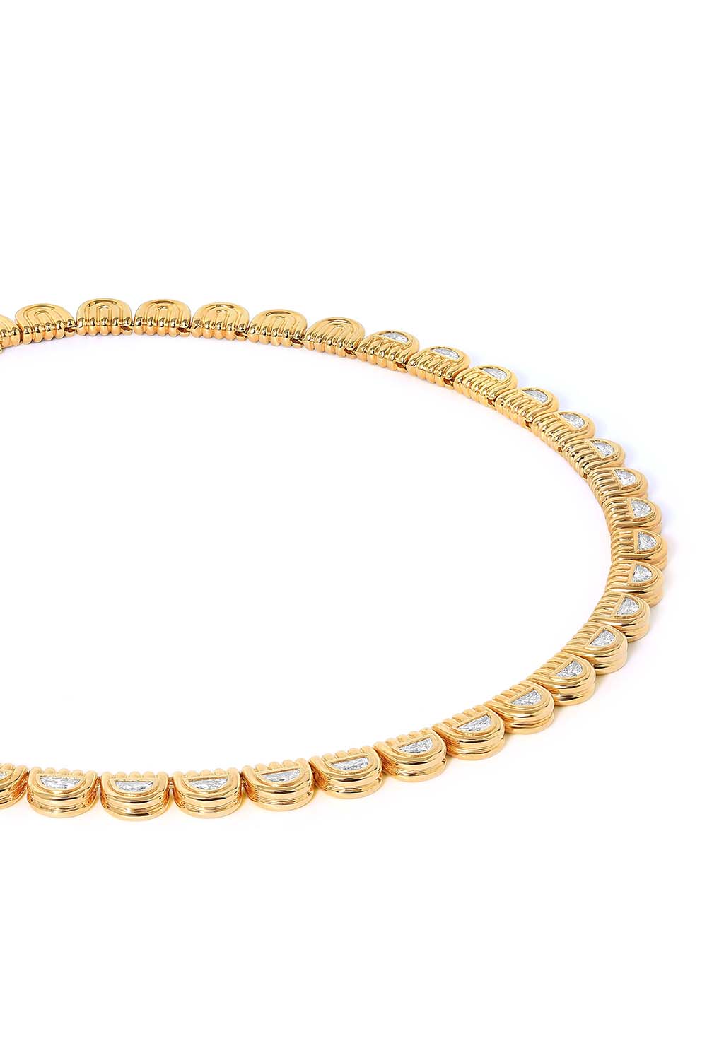 STATE PROPERTY-Marmara Diamond Necklace-YELLOW GOLD