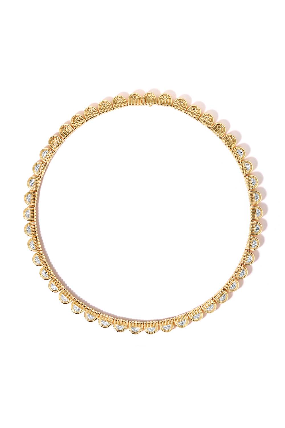 STATE PROPERTY-Marmara Diamond Necklace-YELLOW GOLD
