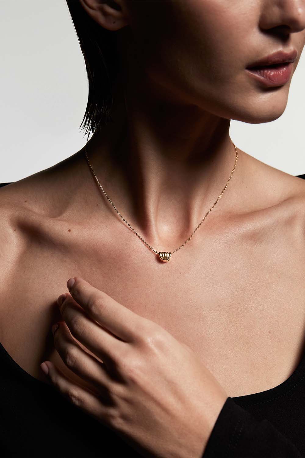 STATE PROPERTY-Marmara Pendant Necklace-YELLOW GOLD