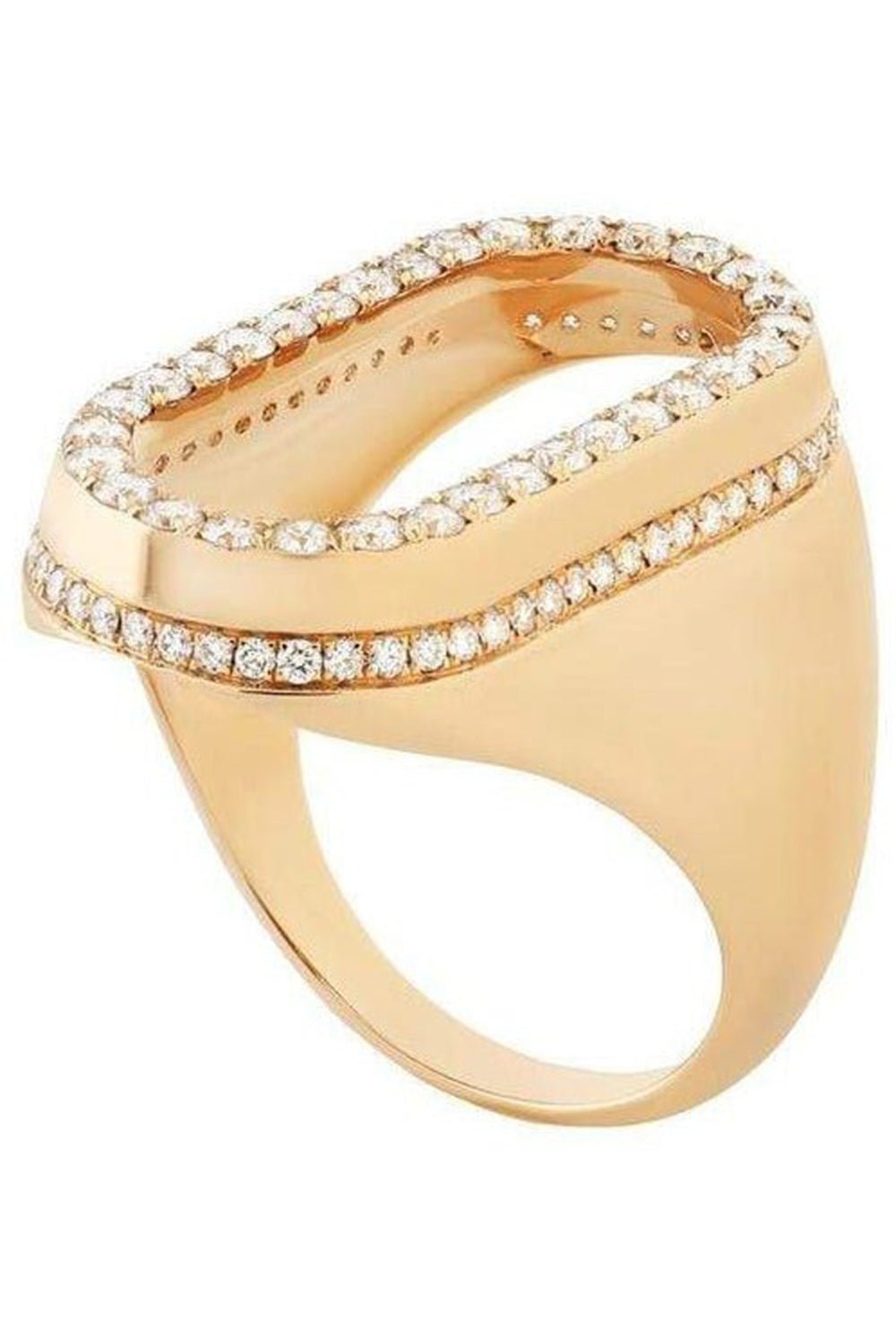 STATE PROPERTY-Dupin Diamond Signet Ring-YELLOW GOLD