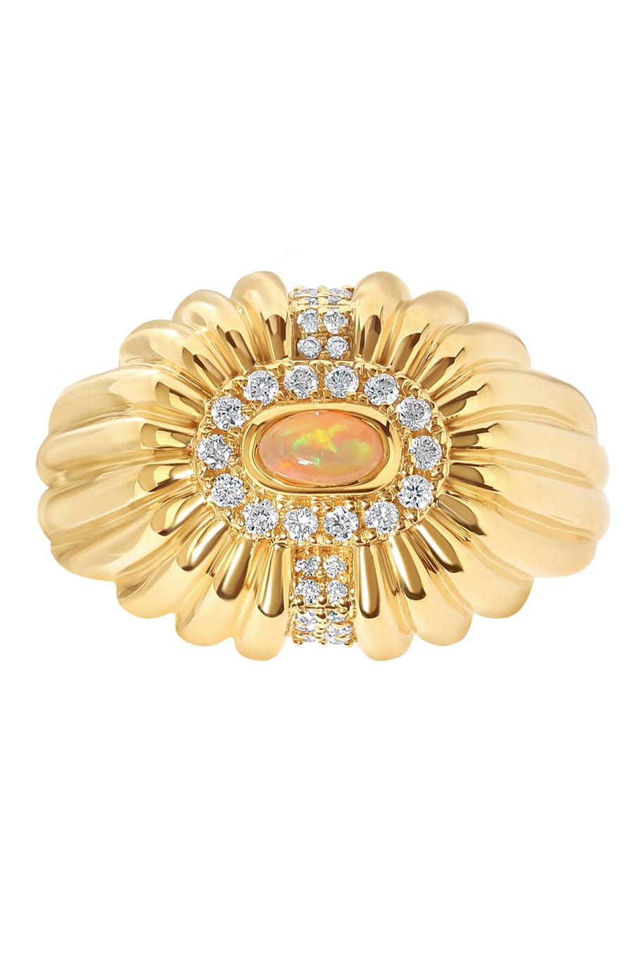 STATE PROPERTY-Alara Sunburst Ring-YELLOW GOLD