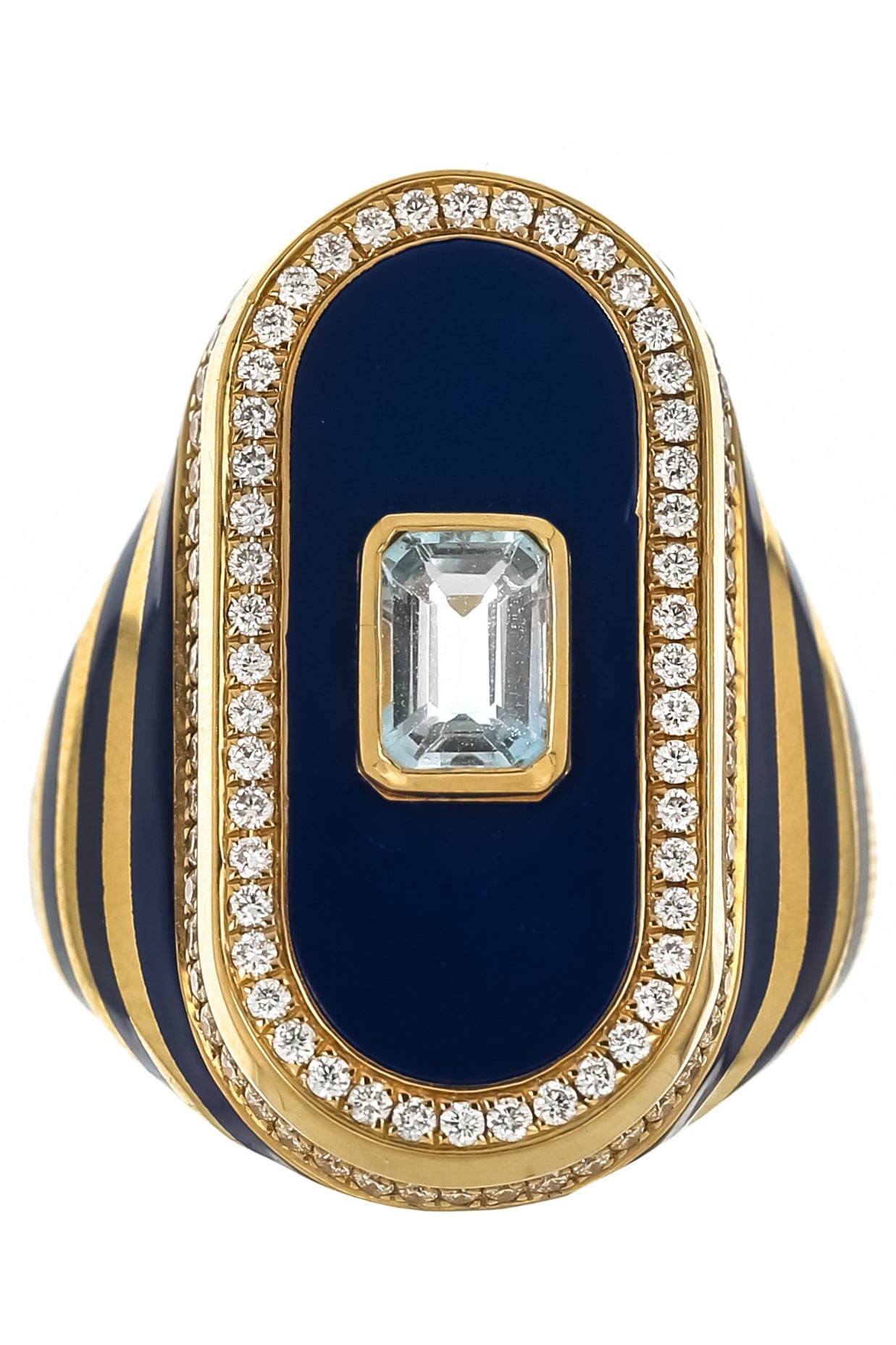 Aquamarine Battuta Ring | STATE PROPERTY – Marissa Collections