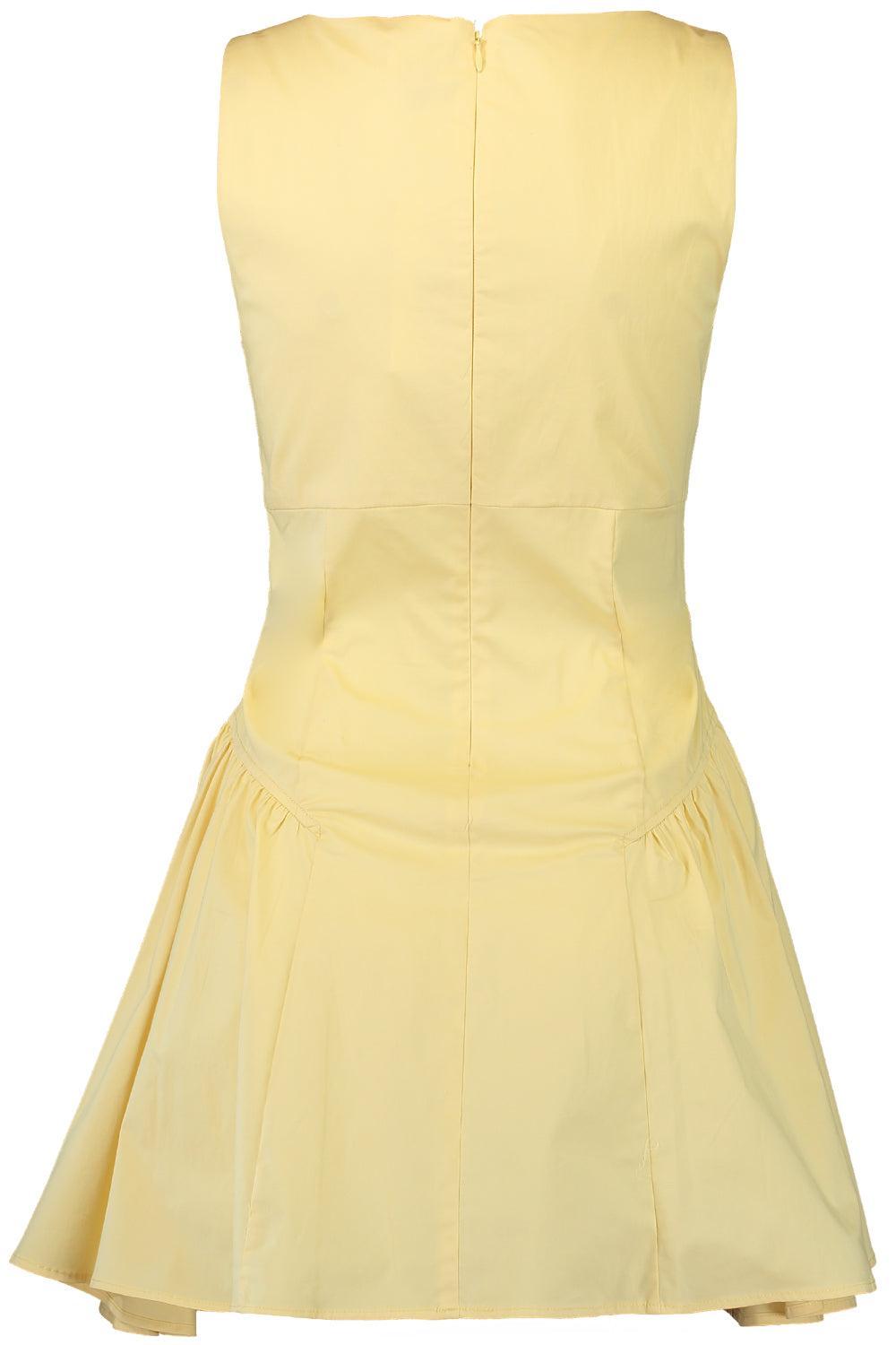 Gwen Mini Dress - Butter-YELLOW-2-CLOTHINGDRESSCASUAL-STAUD