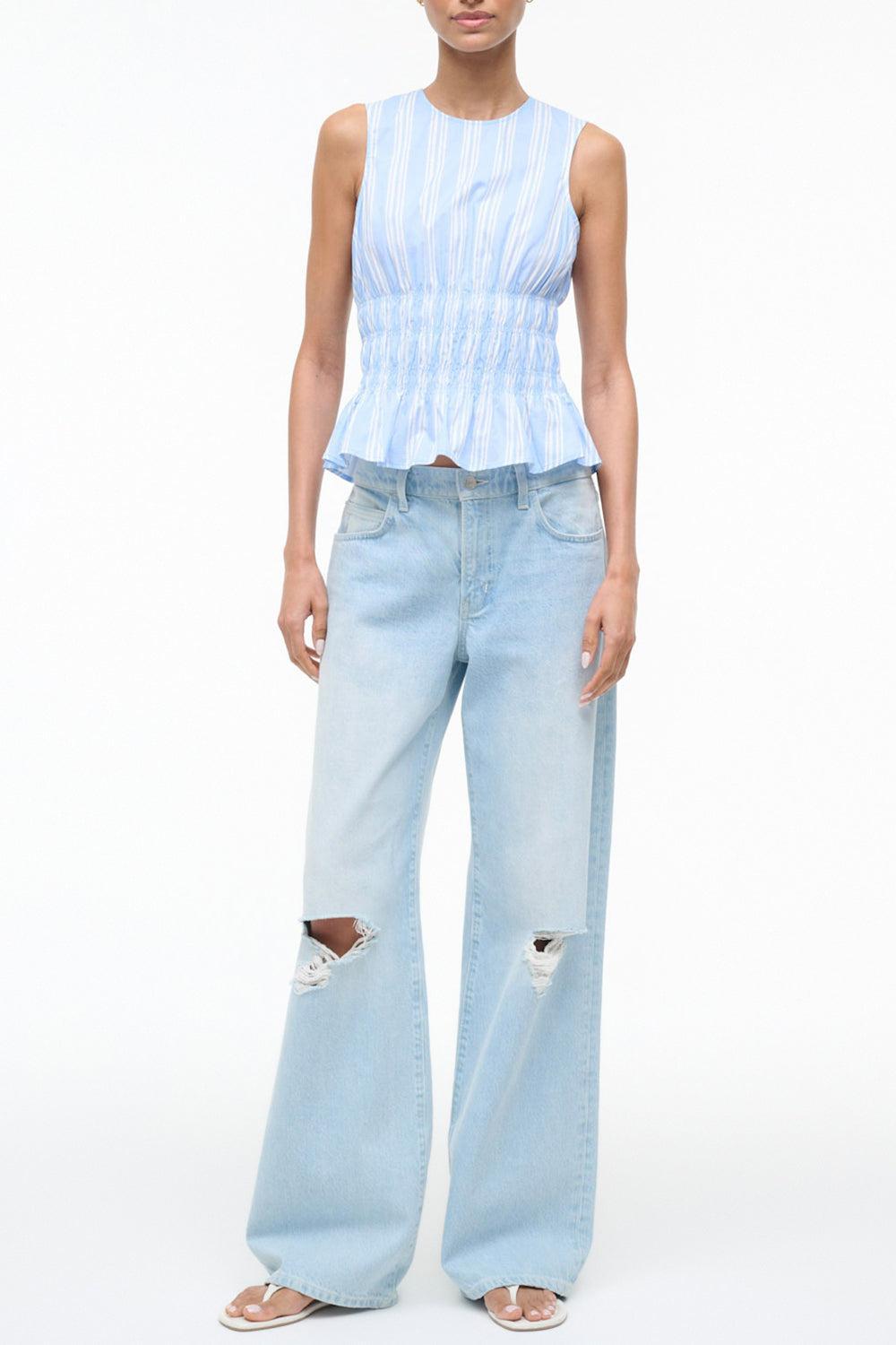 Culver Top-STRIPE-XS-CLOTHINGTOPBLOUSE-STAUD