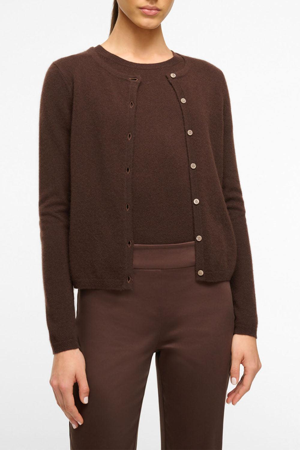 STAUD-Midnight Cardigan-