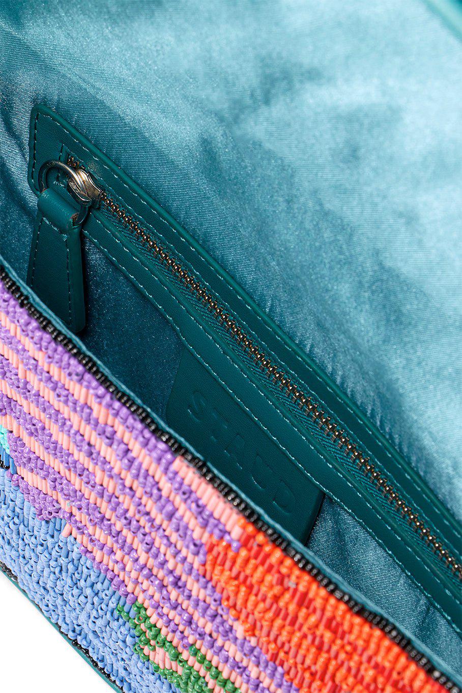 STAUD-Tommy Beaded Bag - Acid Swirl-ACID SWIRL