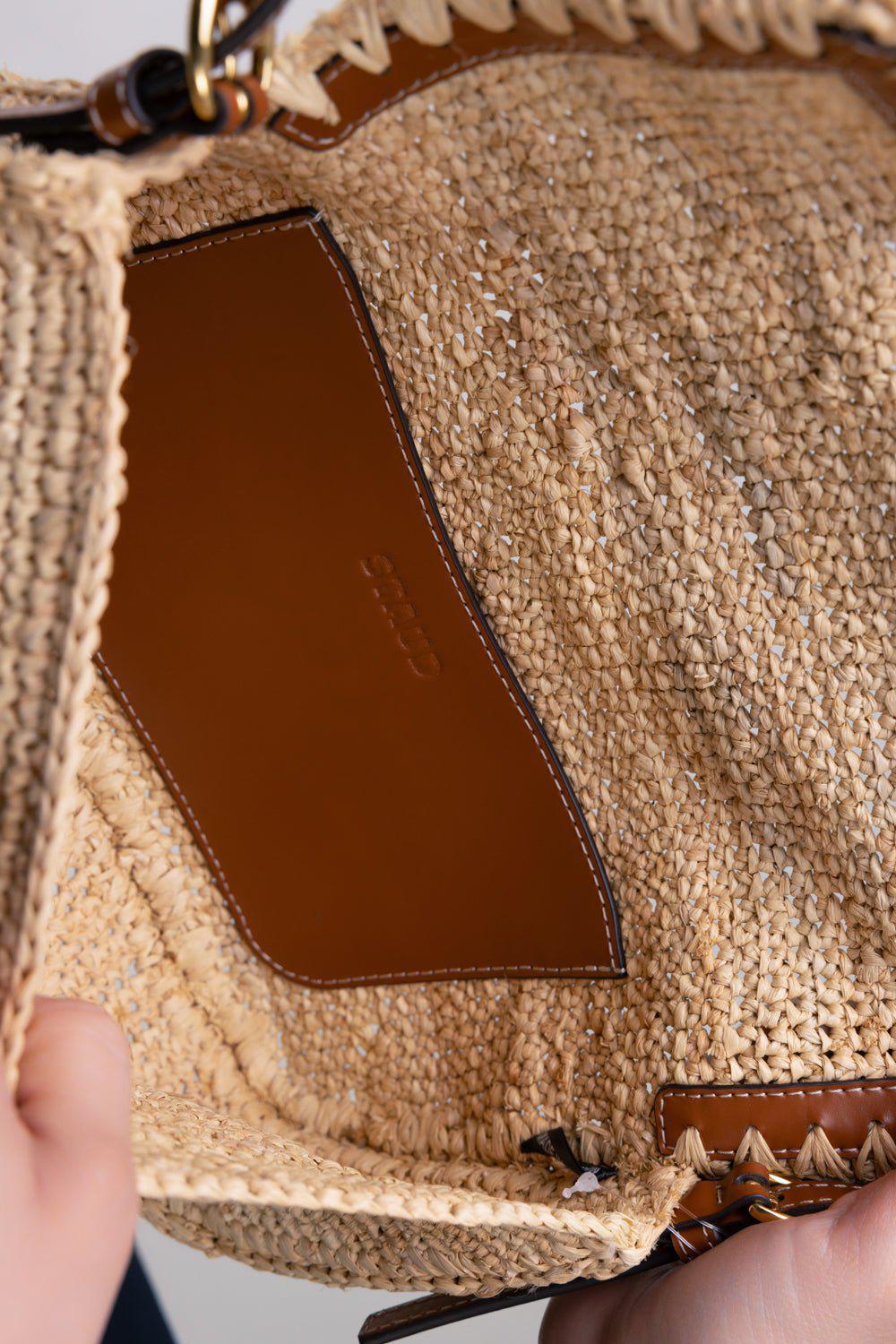 HARLOW SHOULDER BAG - NATURAL-NAT/TAN-O/S-HANDBAGSHOULDER-STAUD