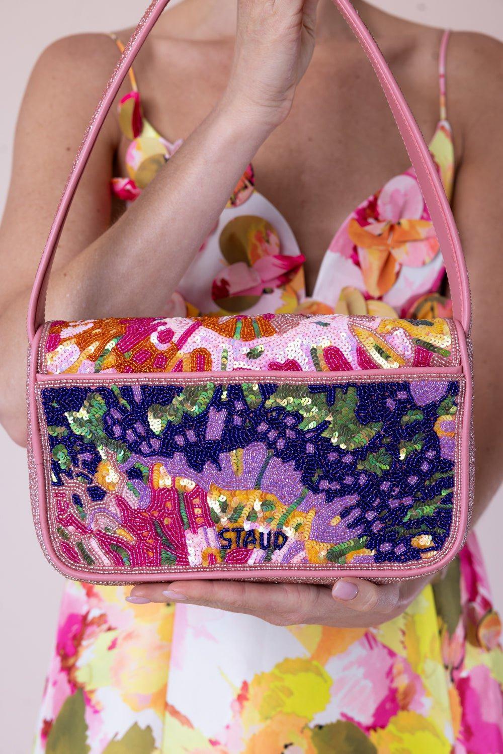 STAUD-Tommy Beaded Bag - Aurora-AURORA