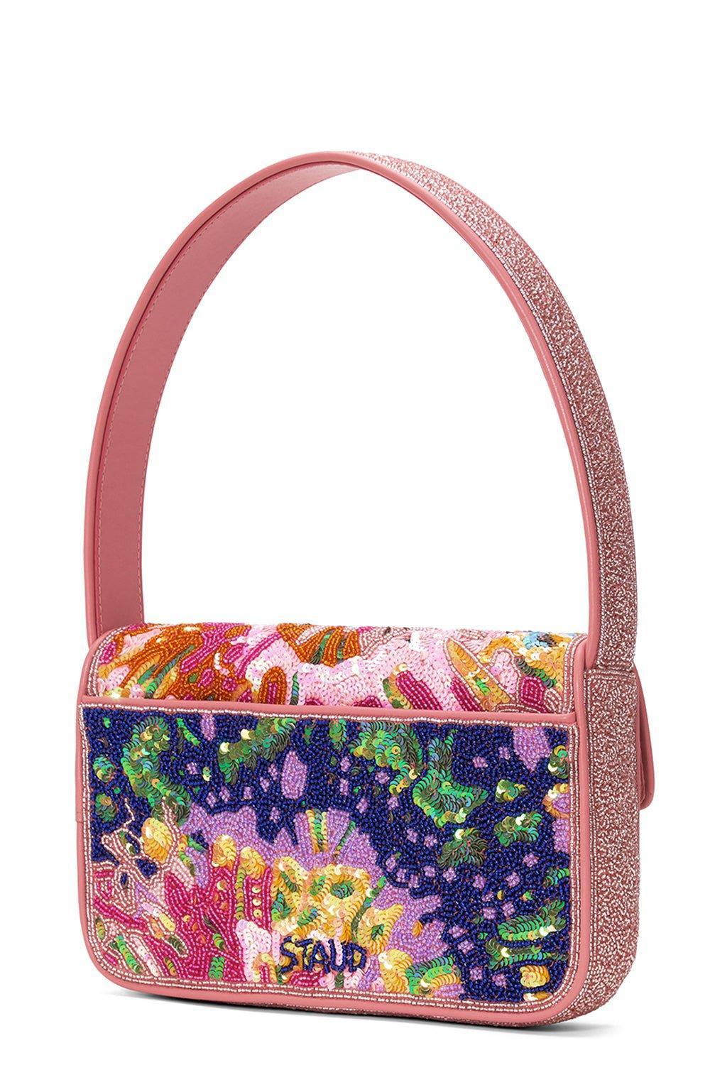 STAUD-Tommy Beaded Bag - Aurora-AURORA