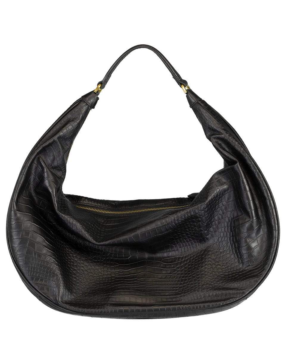 STAUD-Black Large Sasha Bag-BLACK