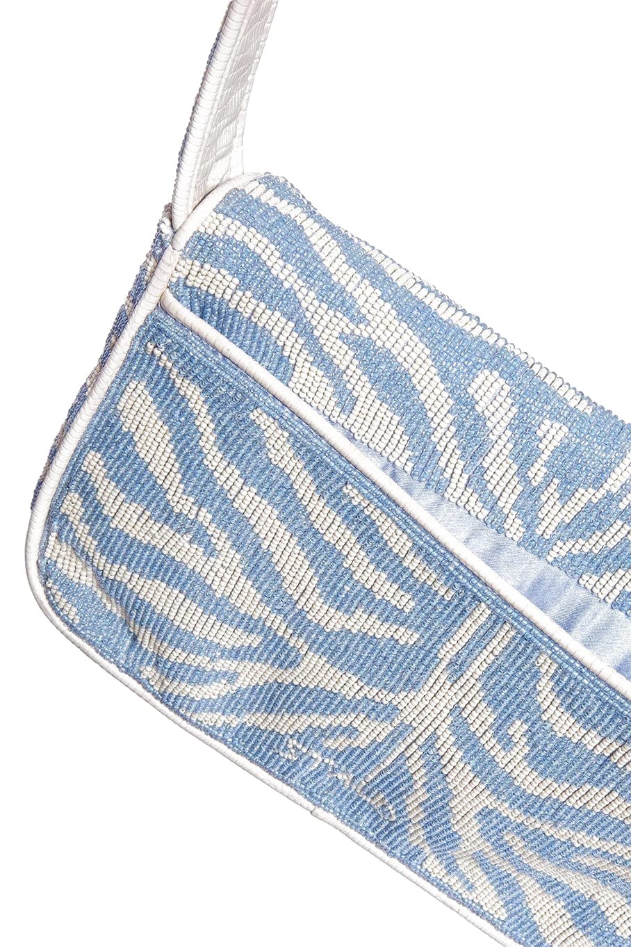STAUD-Tommy Beaded Bag-BLUCREAM