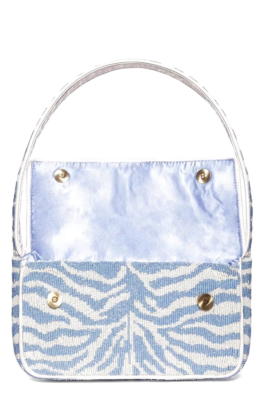 STAUD-Tommy Beaded Bag-BLUCREAM