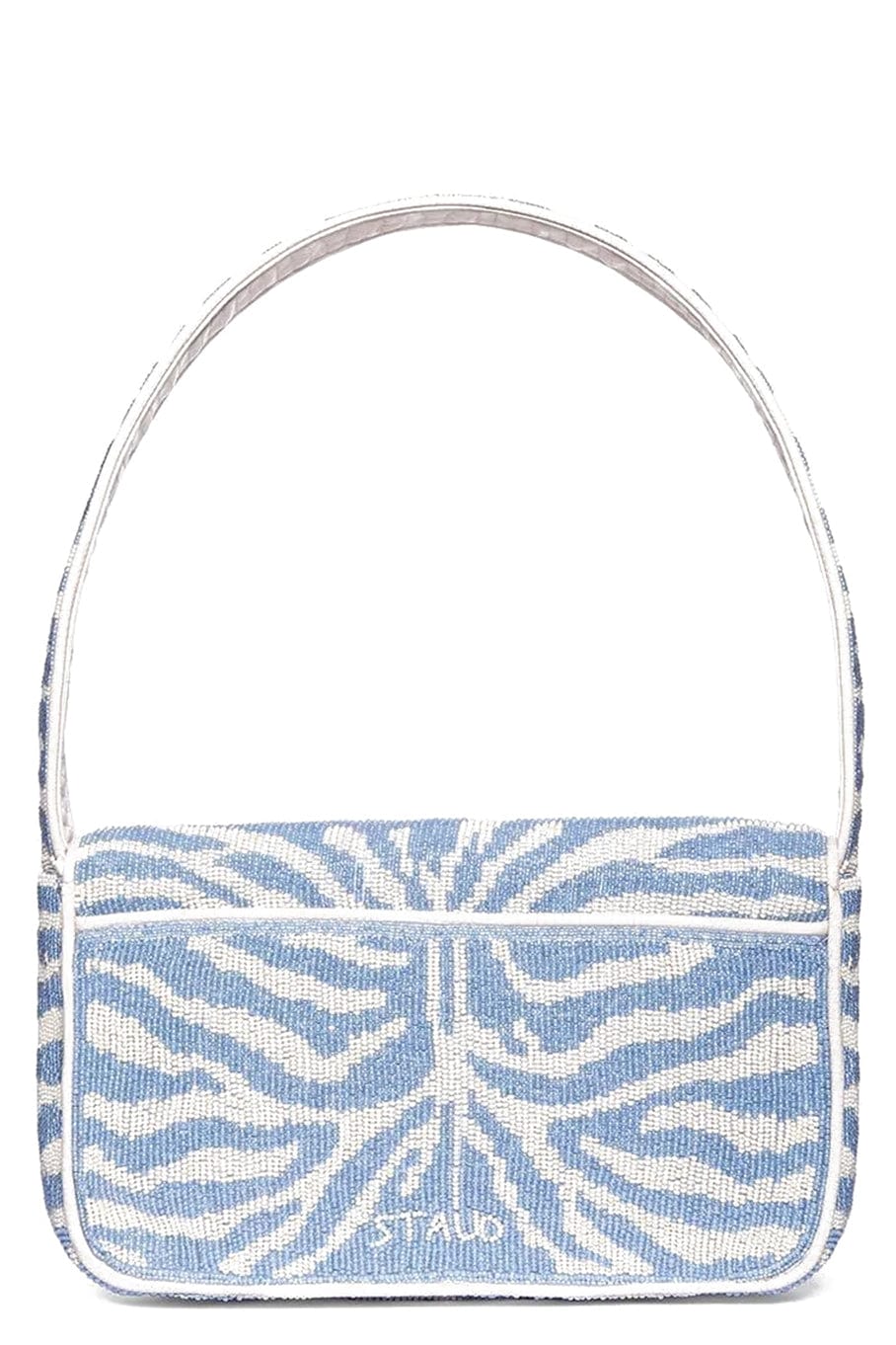 STAUD-Tommy Beaded Bag-BLUCREAM