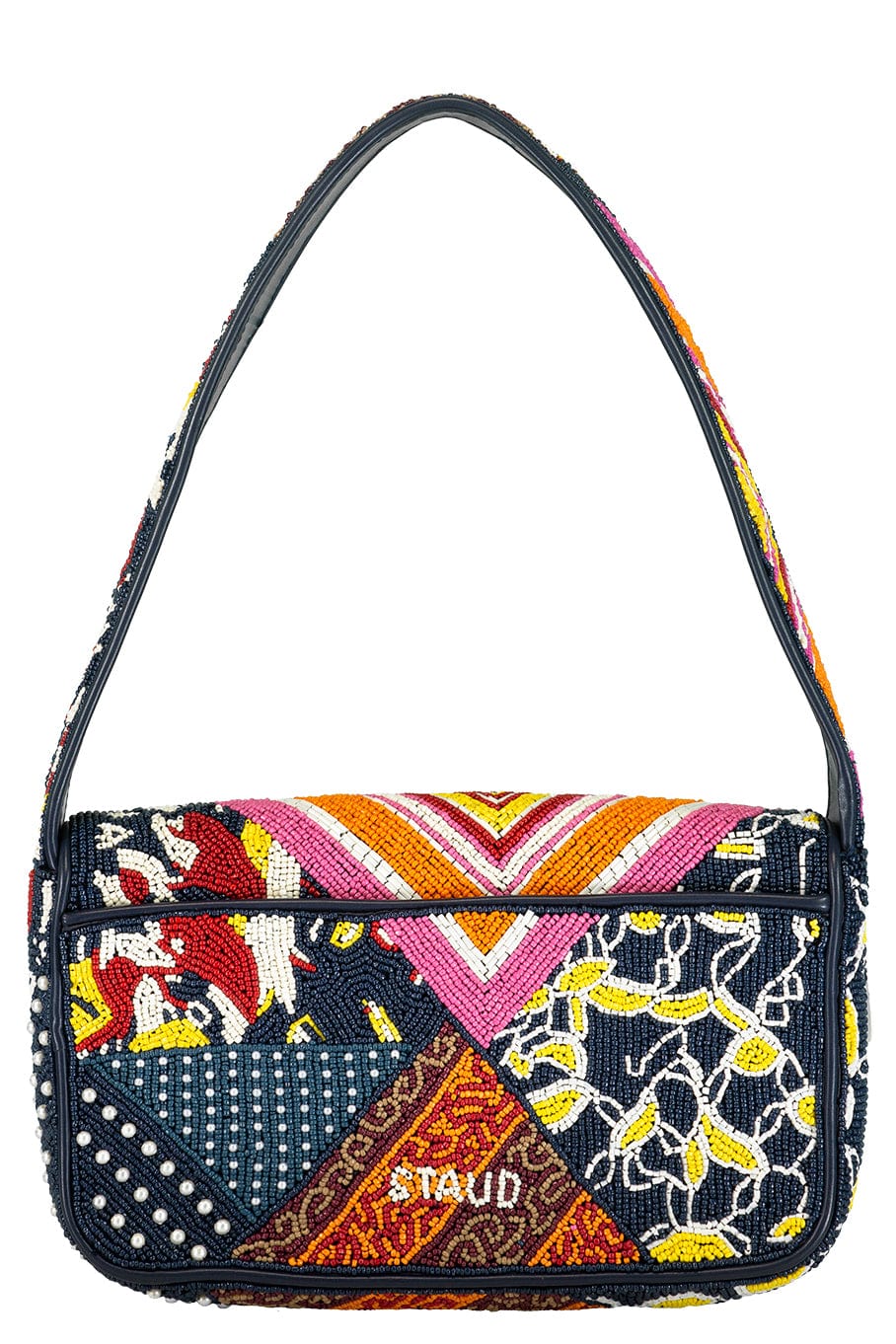 STAUD-Tommy Beaded Bag-PATCHWRK