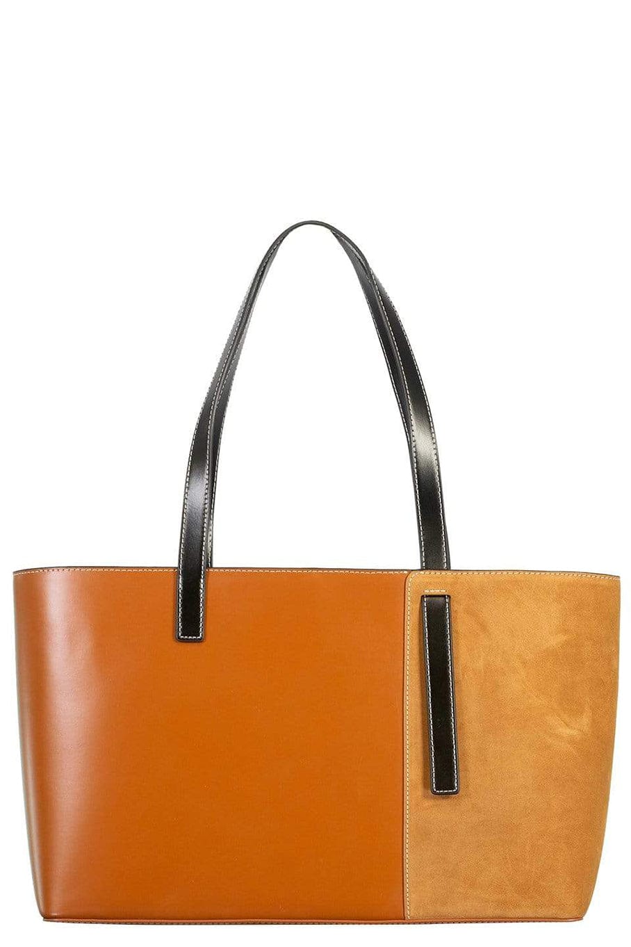 STAUD-Shoko Tote Bag-TAN/BLK