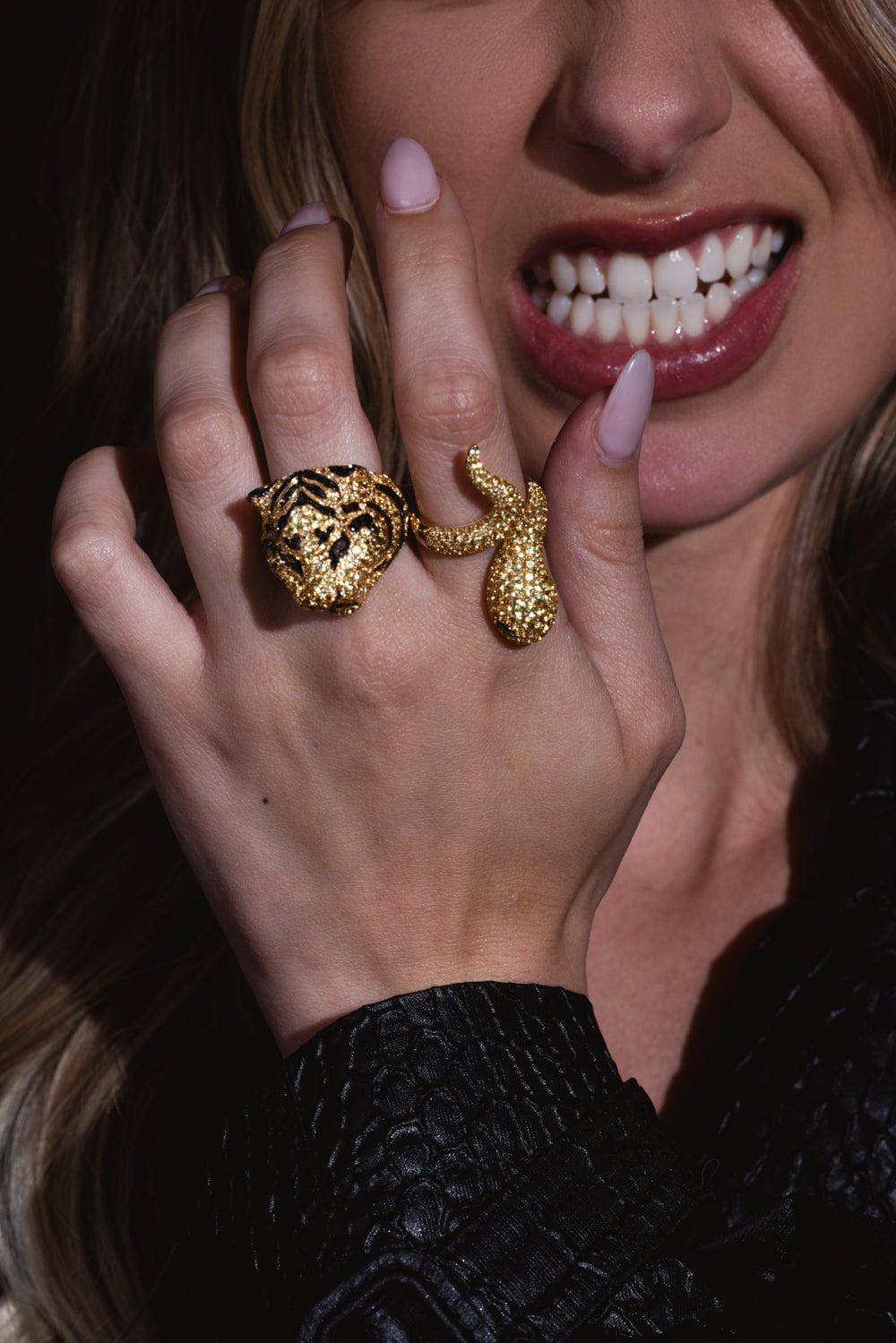 STEFERE-Yellow Sapphire Tiger Ring-YELLOW GOLD