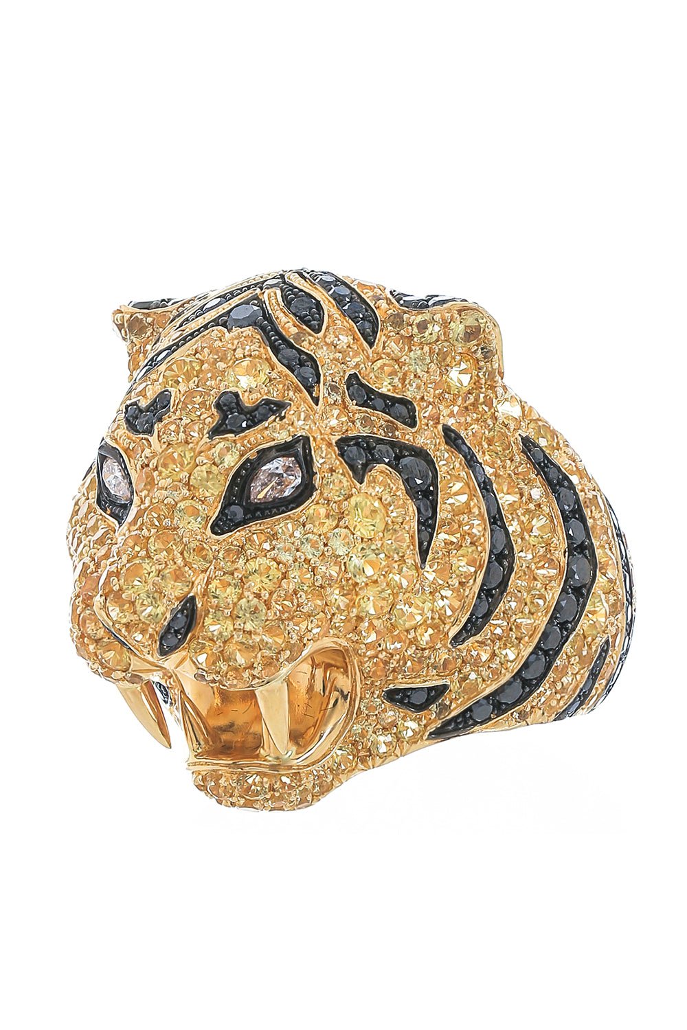 STEFERE-Yellow Sapphire Tiger Ring-YELLOW GOLD