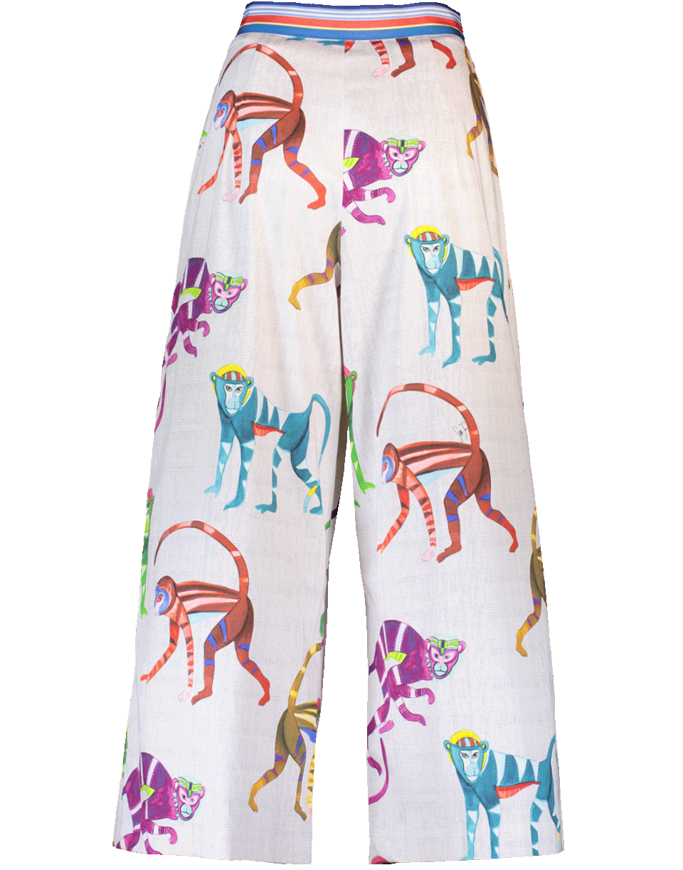 STELLA JEAN-Monkey Print Culotte-