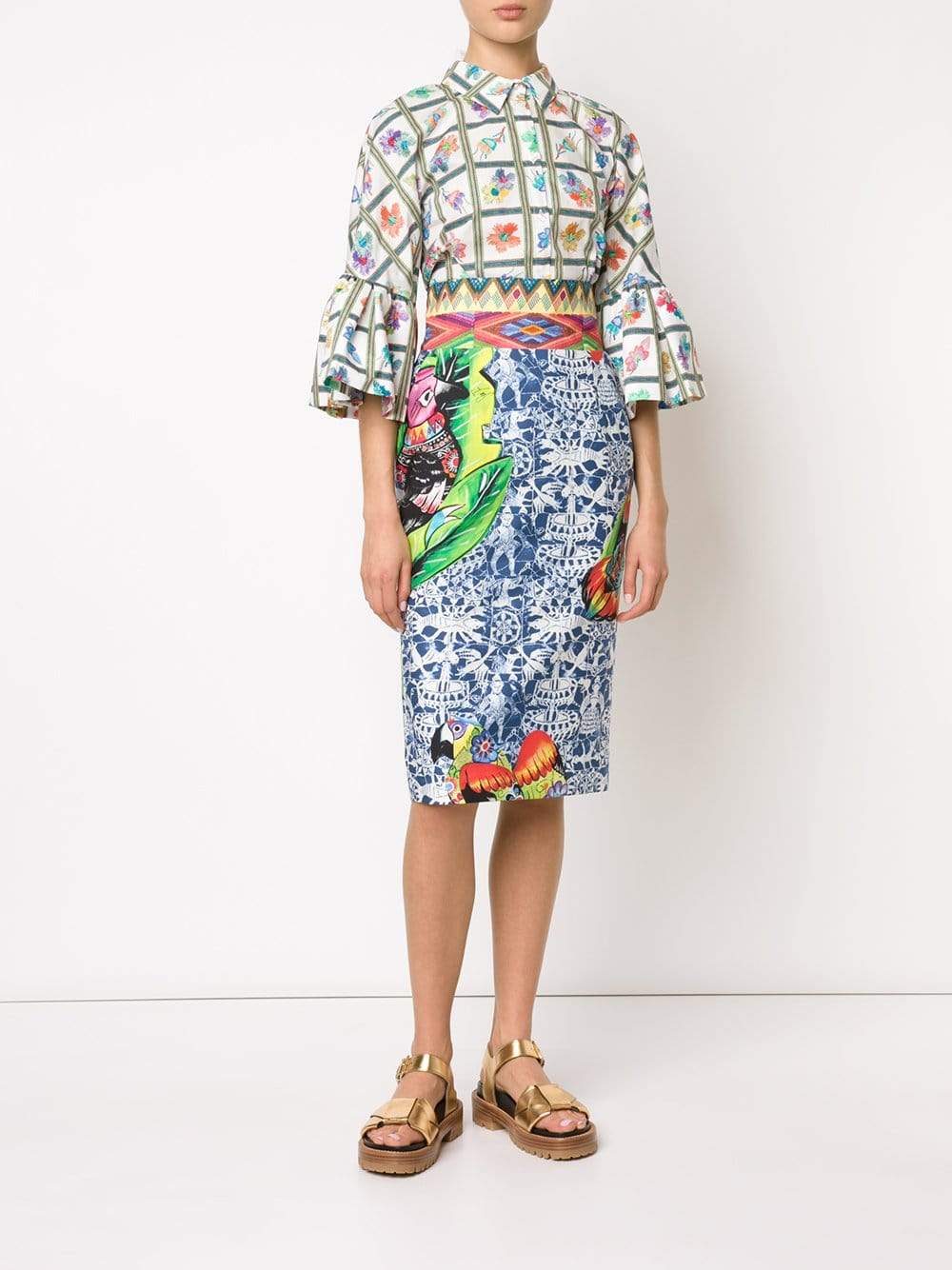 STELLA JEAN-Pediatra Slim Parrot Skirt-