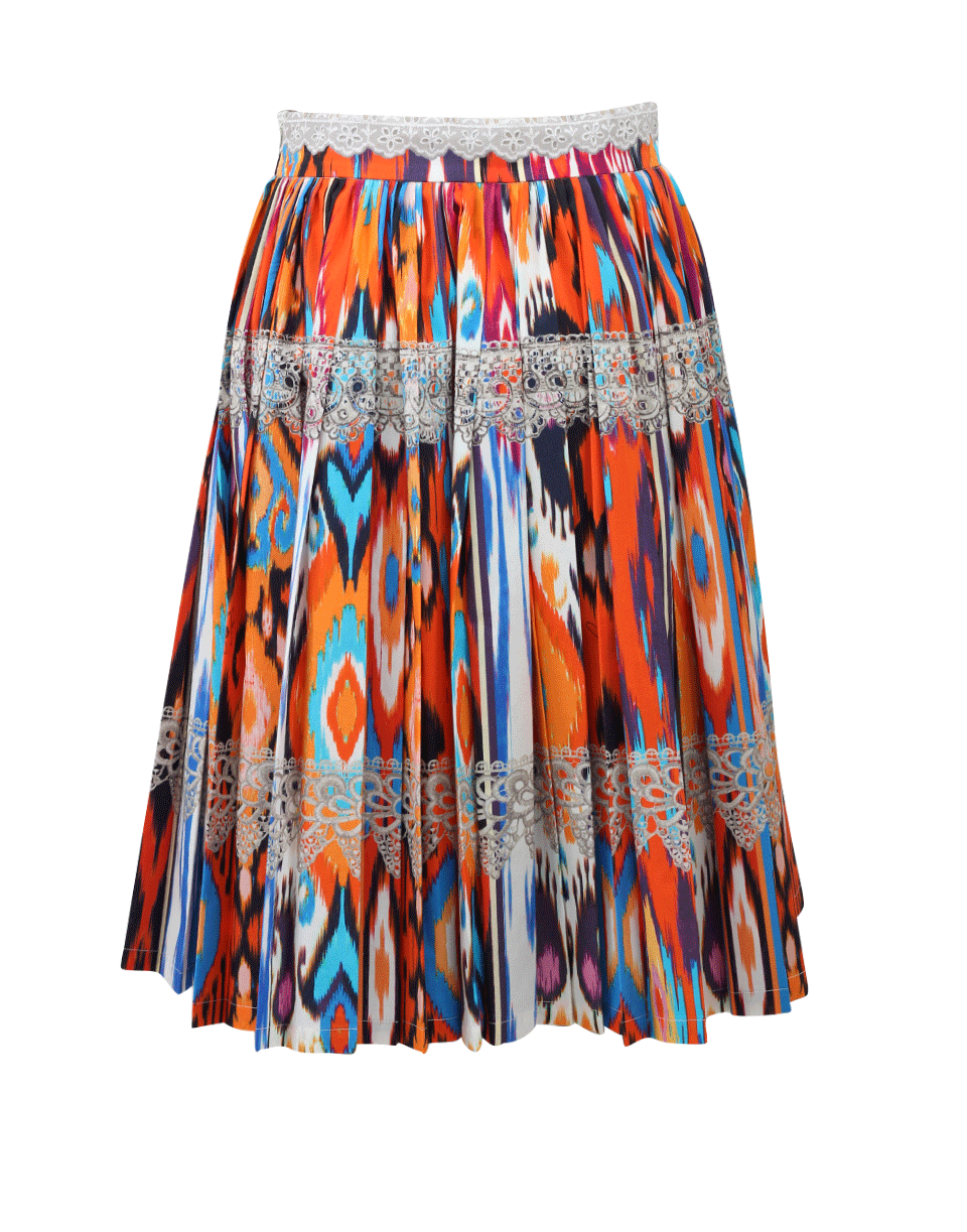 STELLA JEAN-Liutaio Abstract Print Skirt-