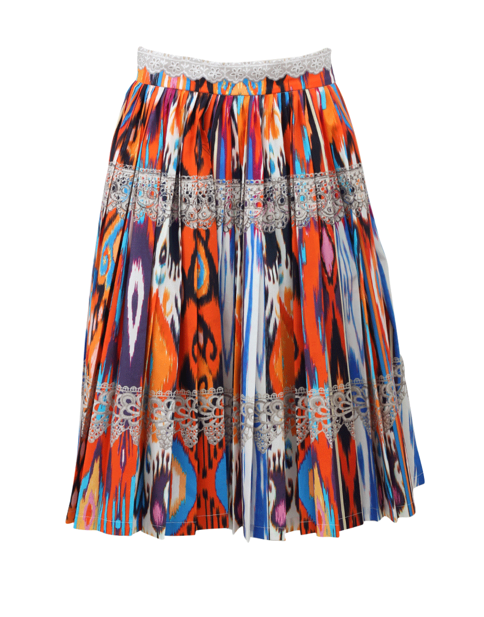 STELLA JEAN-Liutaio Abstract Print Skirt-