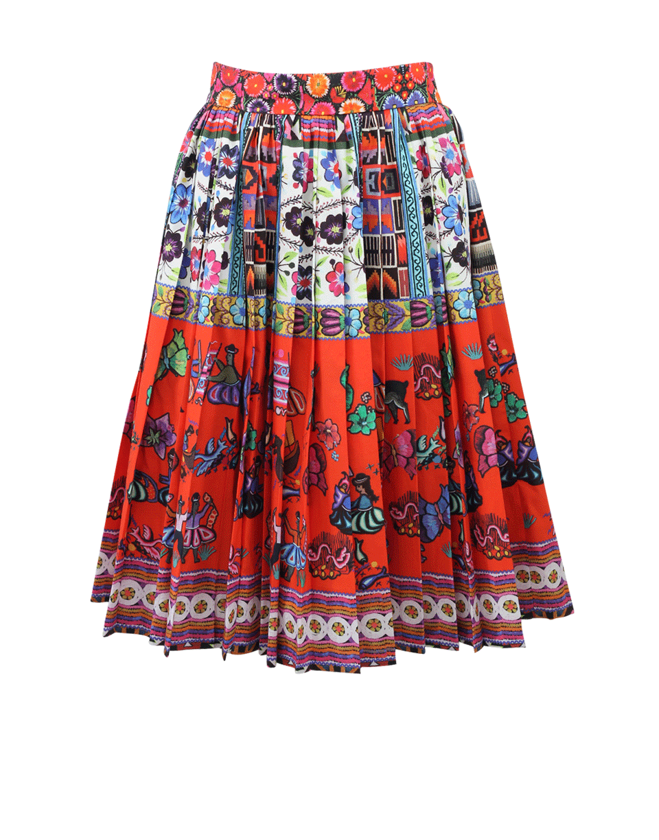 STELLA JEAN-Liquidatore Floral Print Skirt-