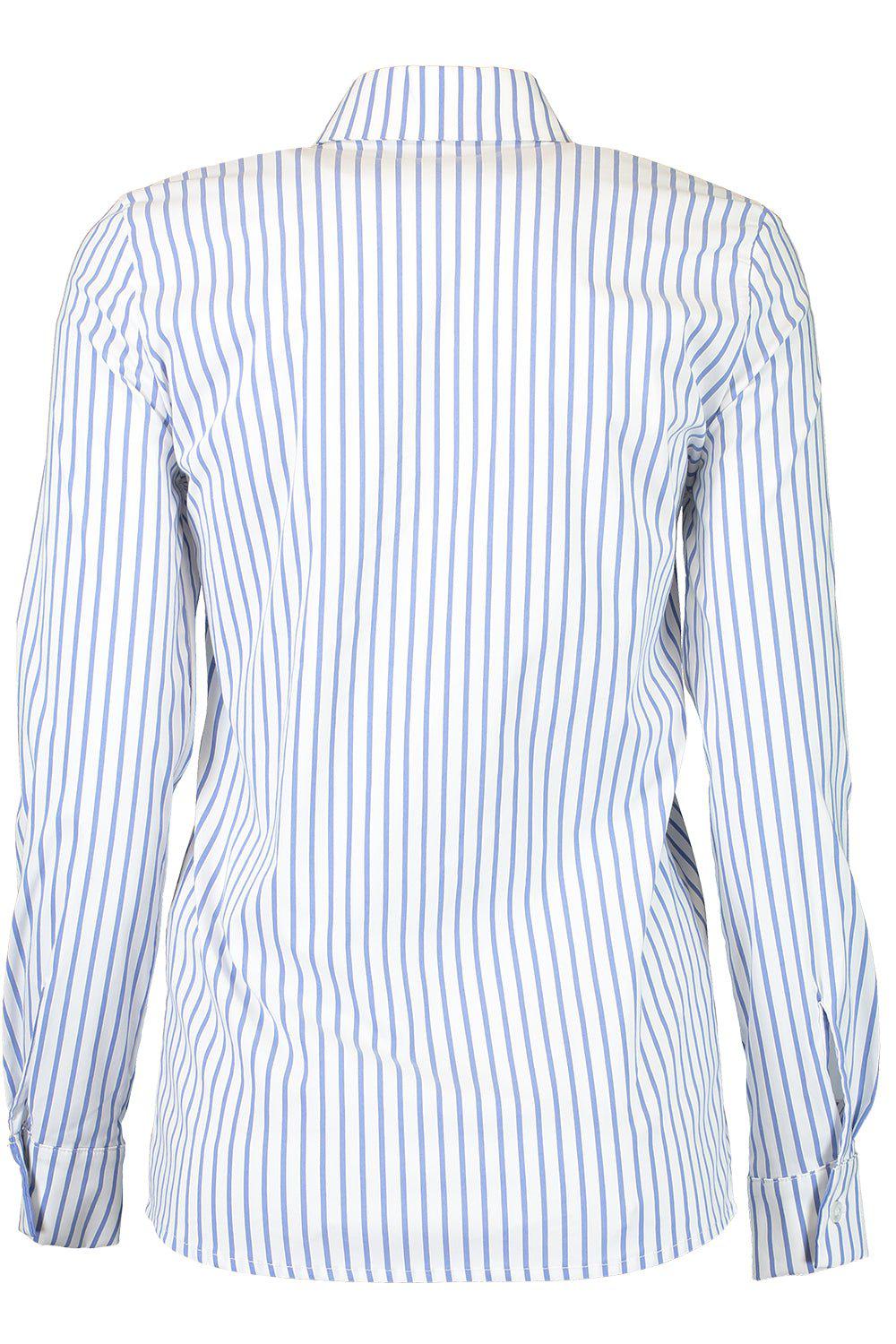 STELLA JEAN-Striped Button Down Blouse-