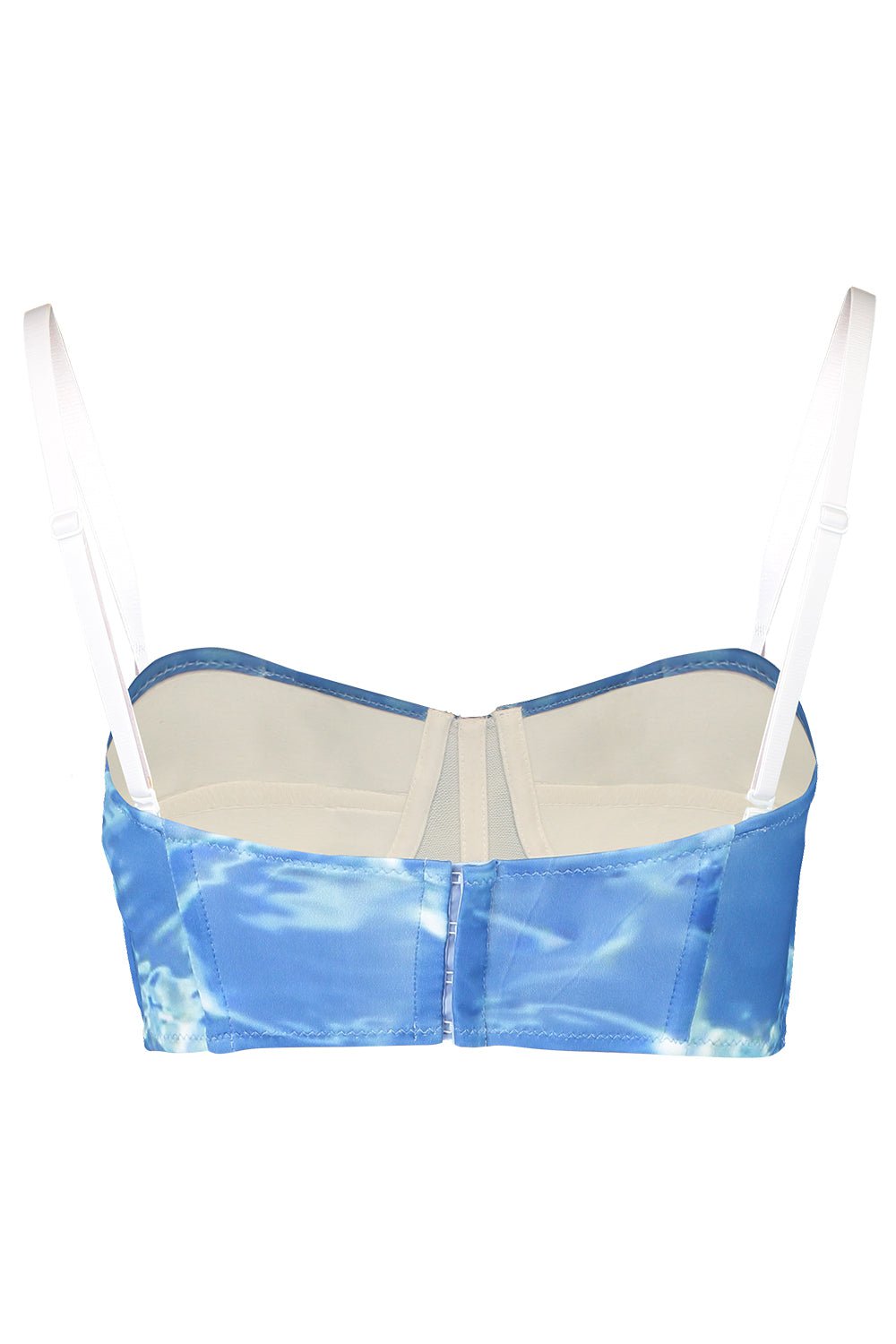 STELLA JEAN-Printed Crop Bralette-