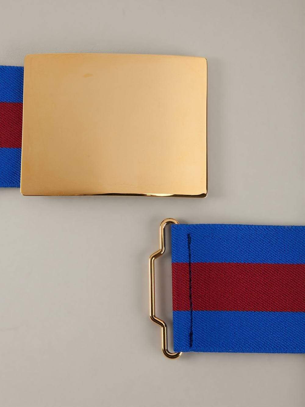 STELLA MCCARTNEY-Elastic Gold Buckle Belt-