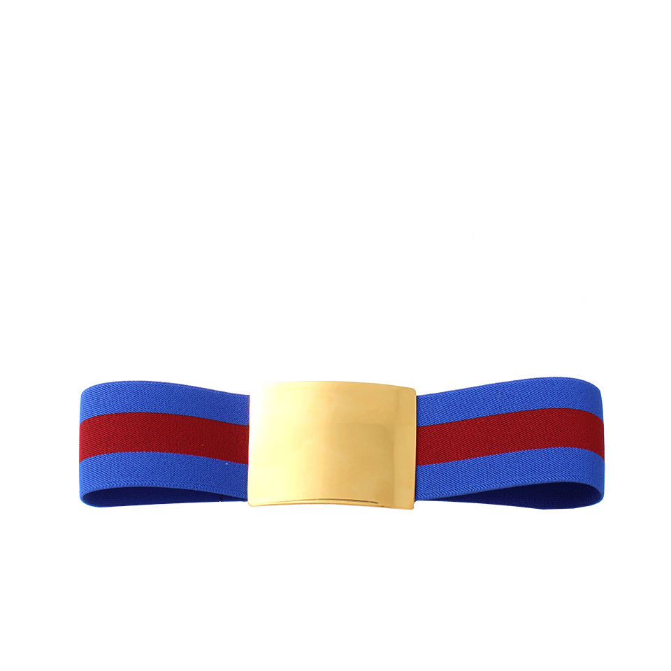 STELLA MCCARTNEY-Elastic Gold Buckle Belt-