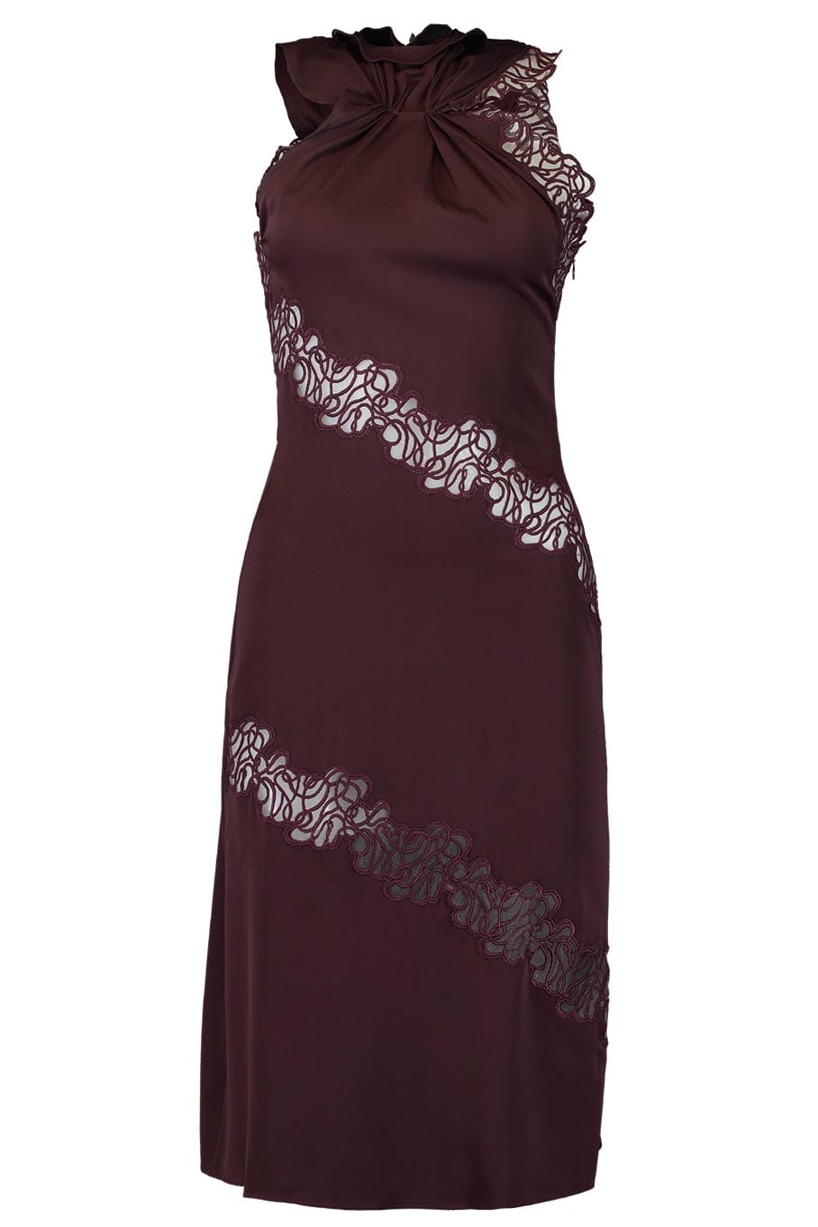 STELLA MCCARTNEY-Halterneck Lace Dress-