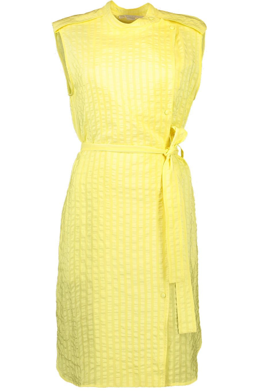 STELLA MCCARTNEY-Dress Silk Seersucker-