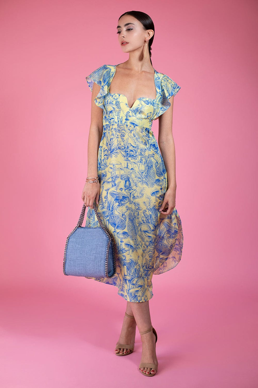 Short Sleeve Midi Dress | STELLA MCCARTNEY Marissa Collections Short Sleeve Midi Dress | STELLA MCCARTNEY Marissa Collections