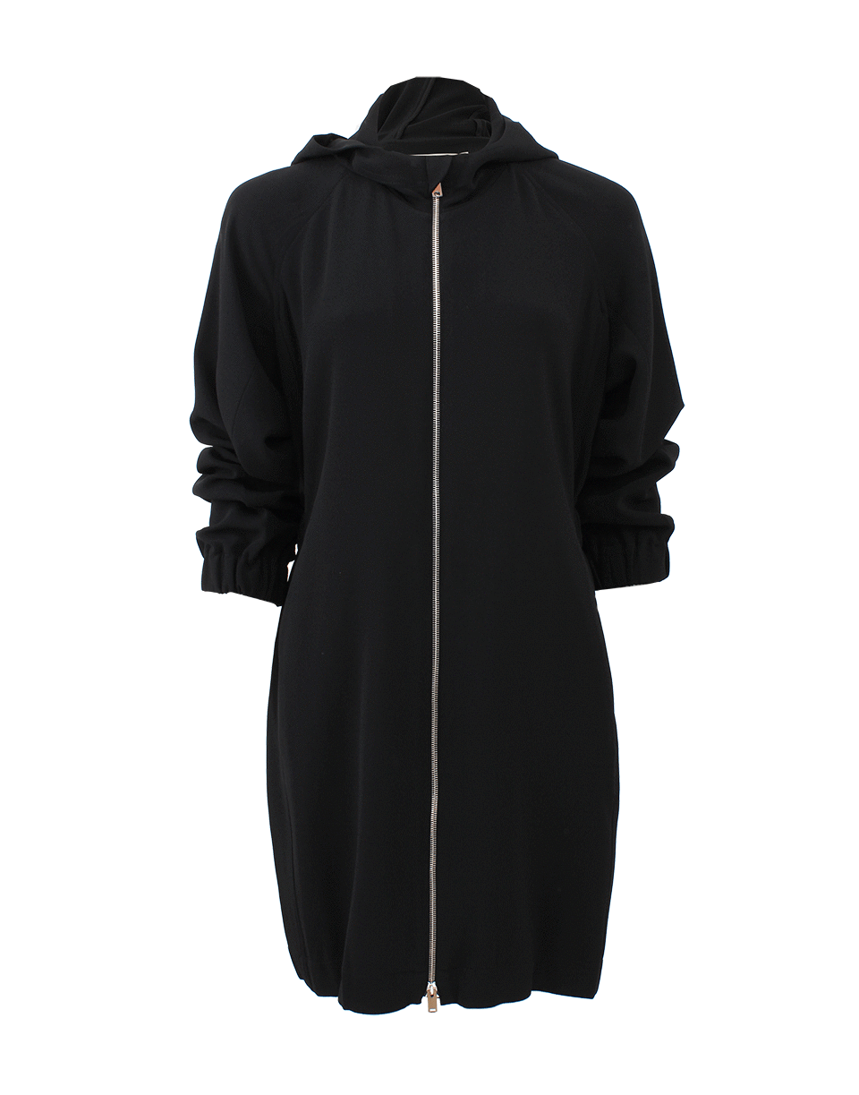 STELLA MCCARTNEY-Zip Front Dress With Hood-