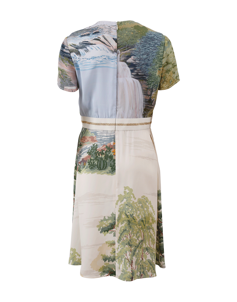 STELLA MCCARTNEY-Petra Landscape Print Dress-