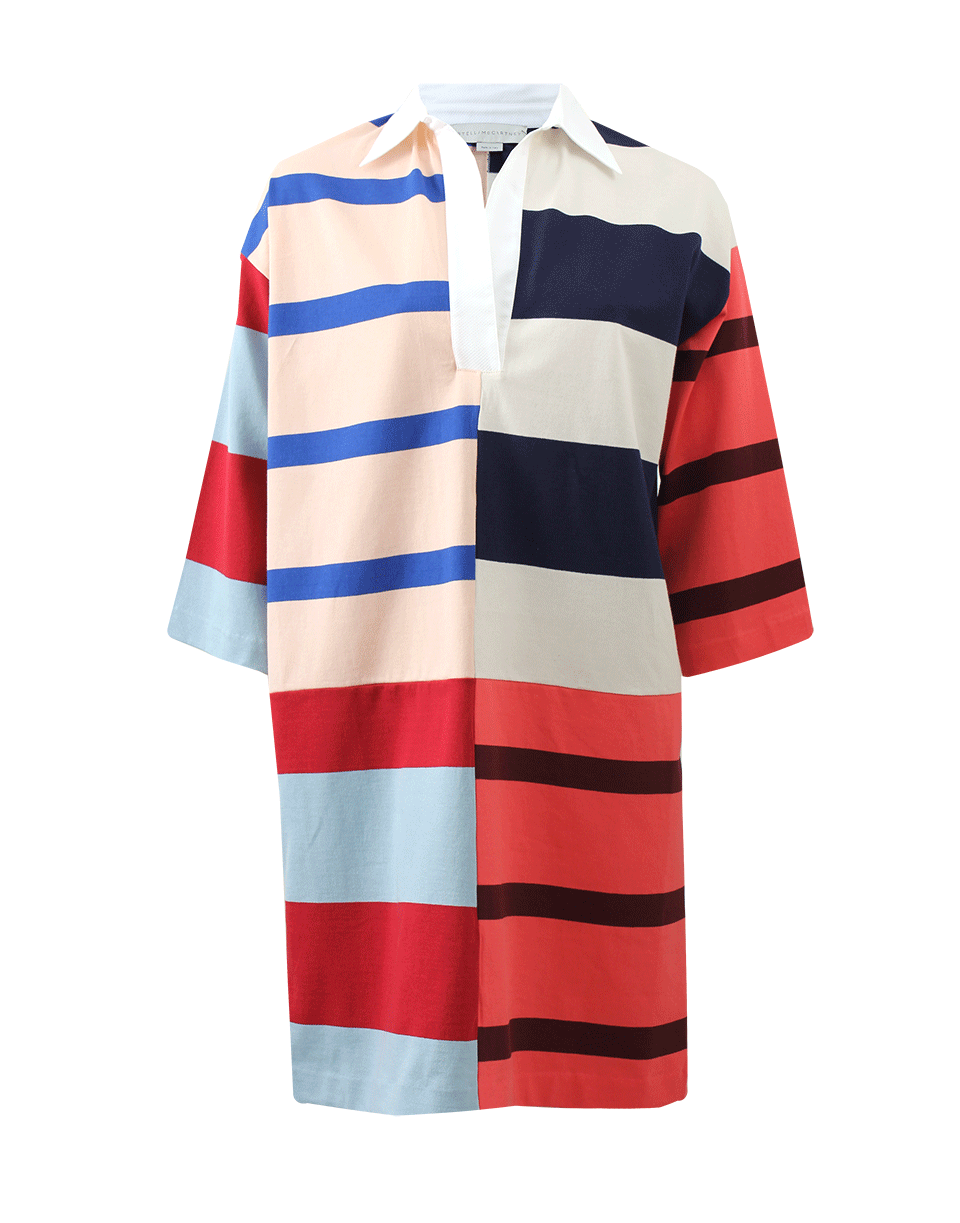 STELLA MCCARTNEY-Stripe Polo Dress-