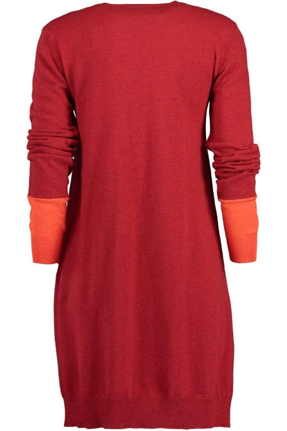 STELLA MCCARTNEY-Contrast Panel Knit Dress-RED