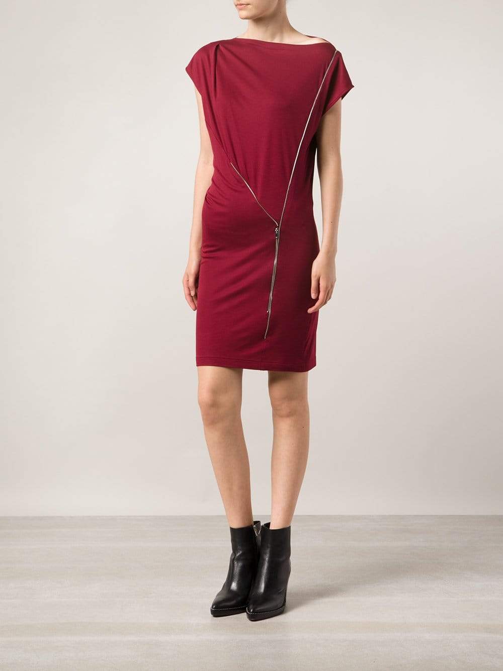 STELLA MCCARTNEY-Zip Detail Dress-
