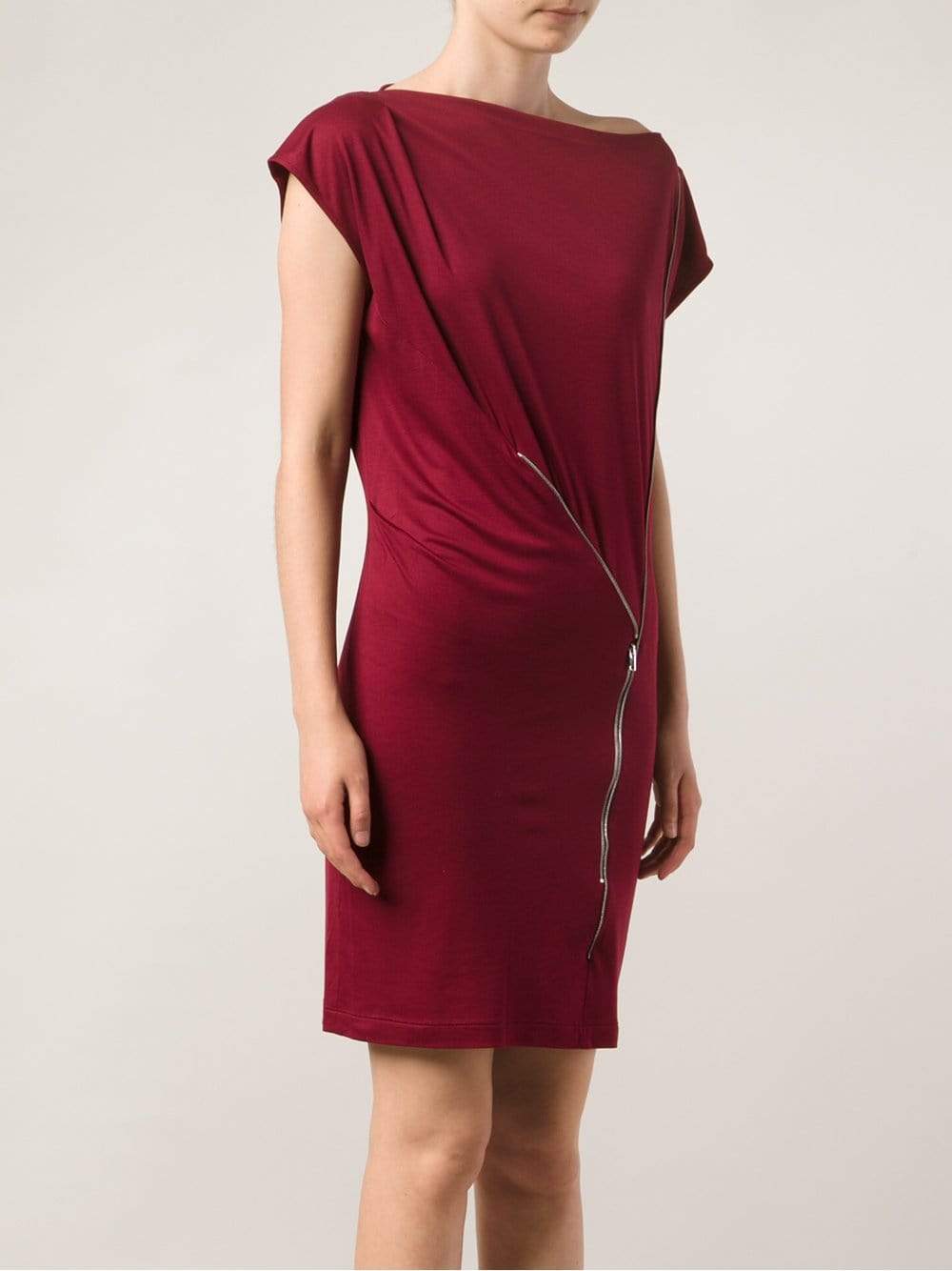 STELLA MCCARTNEY-Zip Detail Dress-