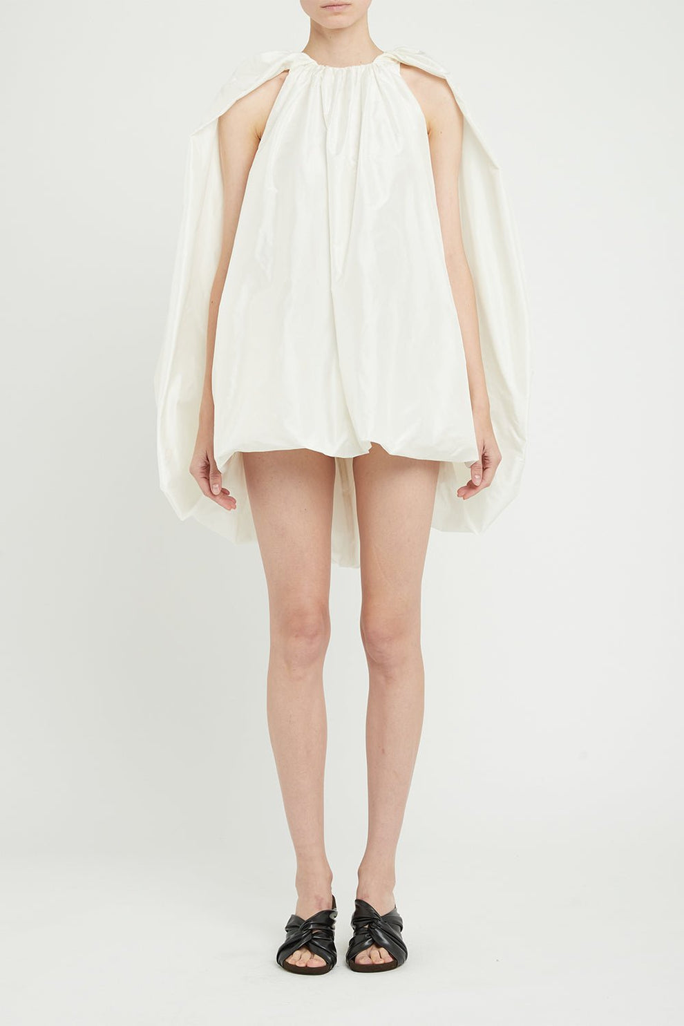 stella mccartney mini dress Stella McCartney Draped Satin Mini Dress
