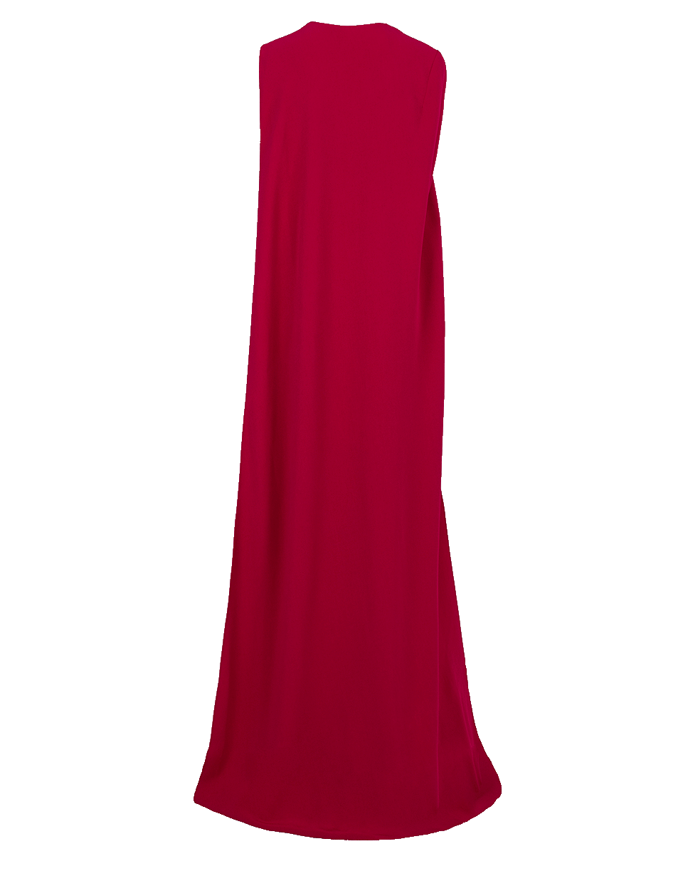 STELLA MCCARTNEY-Side Drape Slim Gown-HOTPINK