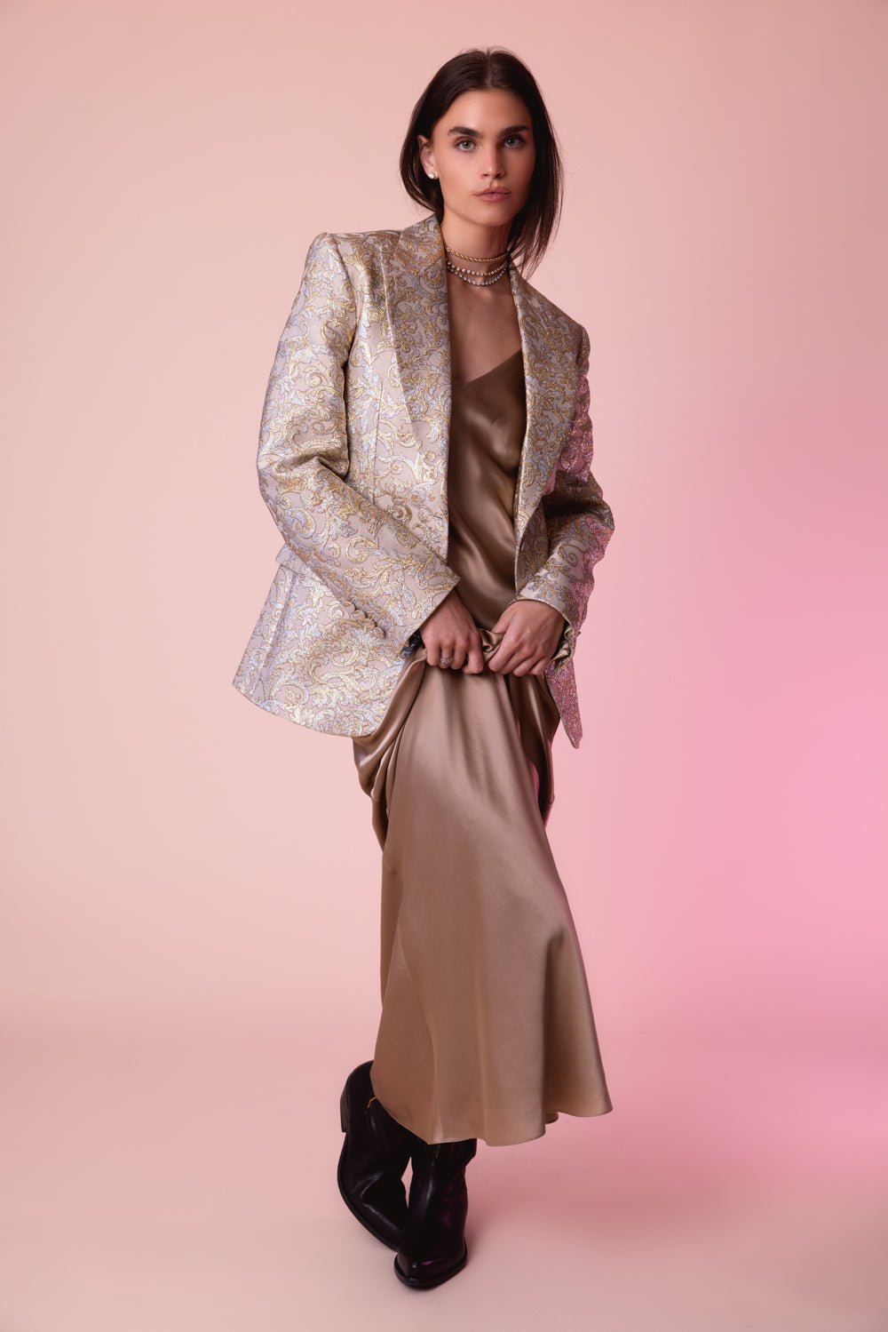 STELLA MCCARTNEY-Brocade Jacket-