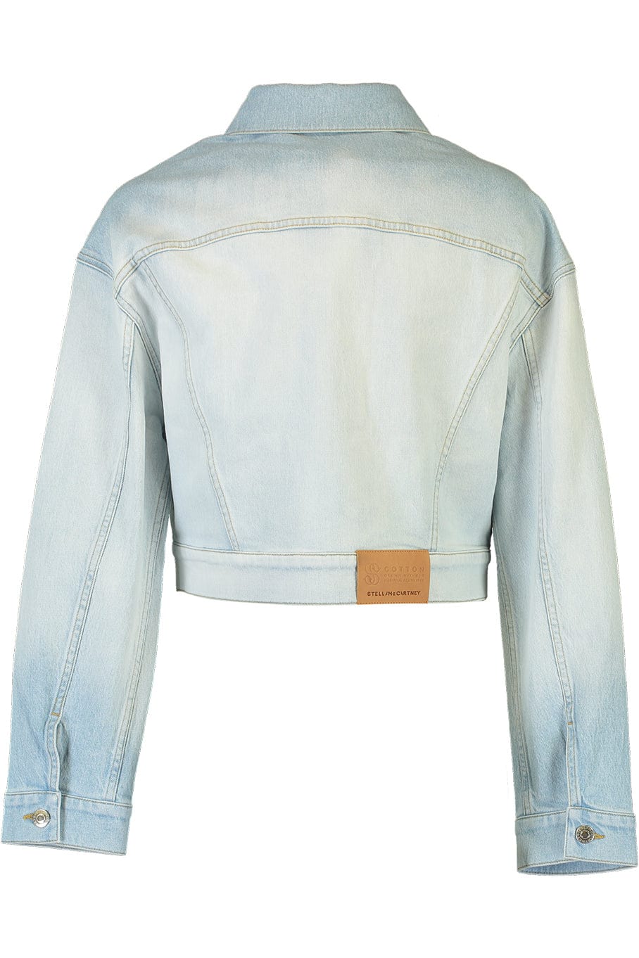 STELLA MCCARTNEY-Summer Cropped Denim Jacket-