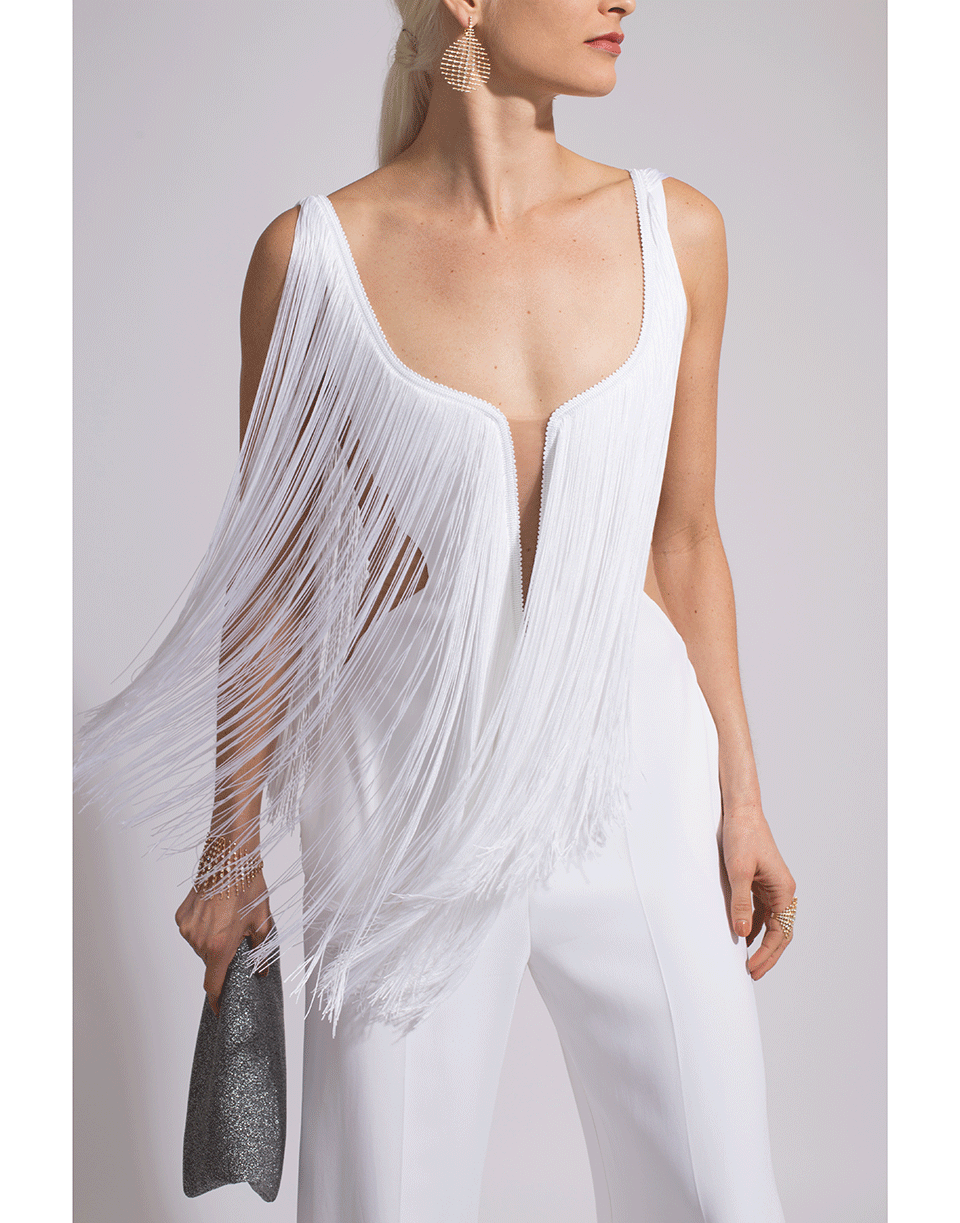 STELLA MCCARTNEY-Danika All-In-One Jumpsuit-WHITE