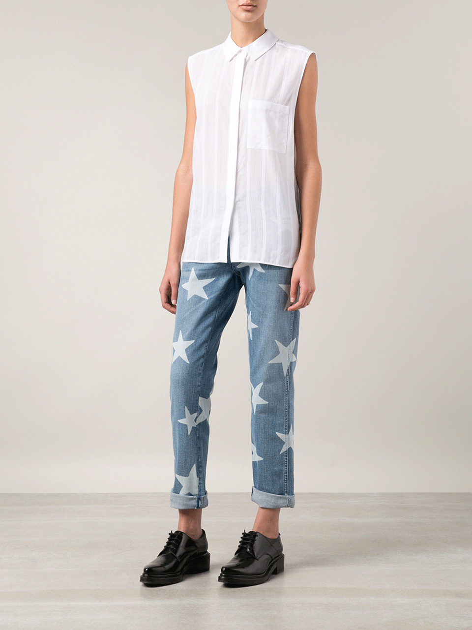 STELLA MCCARTNEY-Boyfriend Star Jeans-