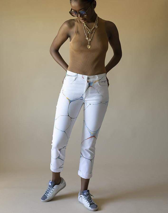 STELLA MCCARTNEY-Mid-Rise Skinny Boyfriend Jean-