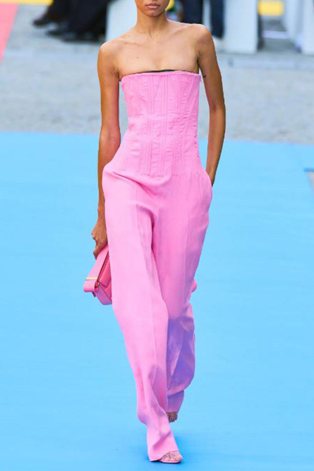 STELLA MCCARTNEY-Corset Jumpsuit-